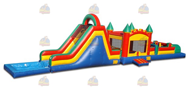 Obstacle Jump and Water Slide